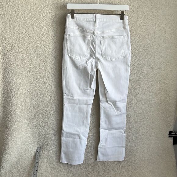 J Crew 9 Inch Billie Bootcut‎ Womens Size 27 Tall White - Picture 4 of 10